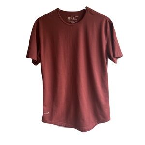 BYLT Premium Basics Red Drop Cut SS Short Sleeve Tee Size M Bylt Blend T-Shirt